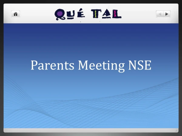 Parents Meeting NSE