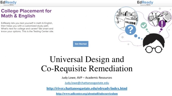 Universal Design and Co-Requisite Remediation