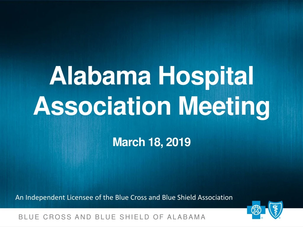 alabama hospital association meeting march 18 2019