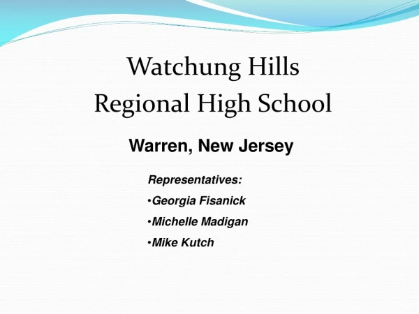 Watchung Hills Regional High School