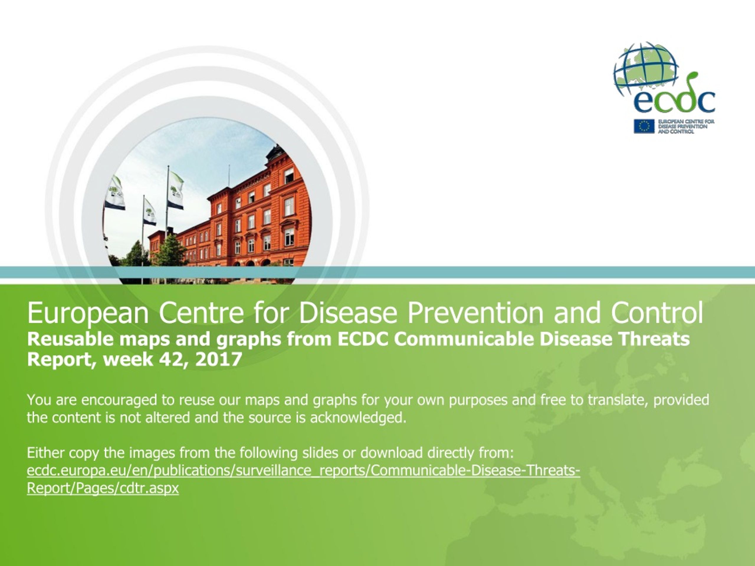 European Centre for Disease Prevention and Control - slide 1