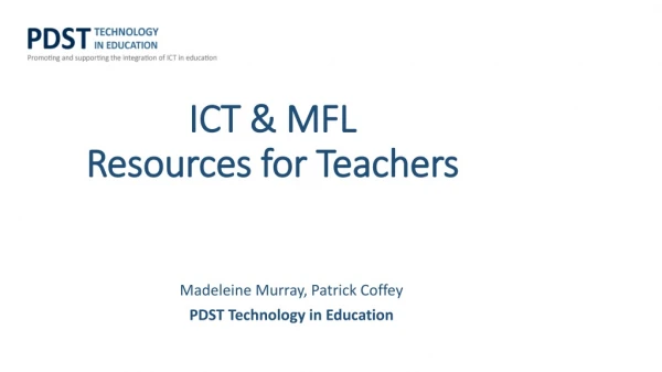 ICT &amp; MFL Resources for Teachers