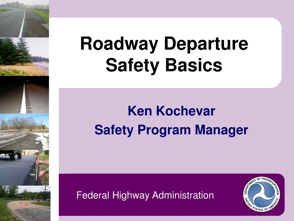 roadway departure safety basics