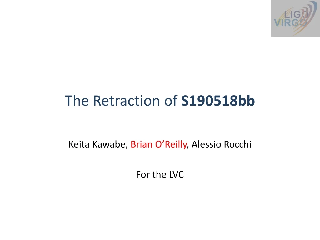 the retraction of s190518bb