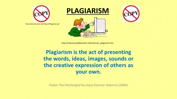 PLAGIARISM