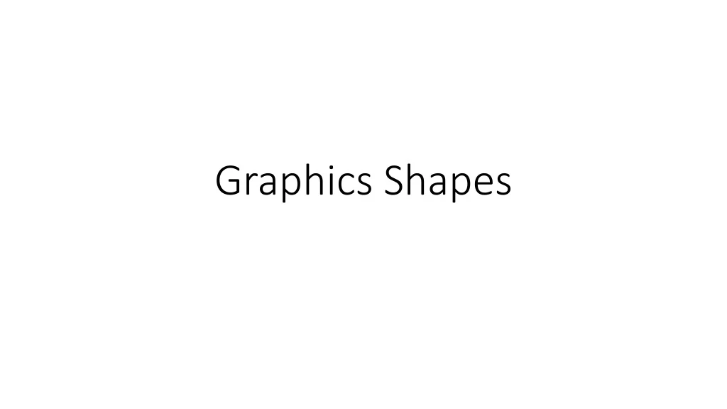 graphics shapes