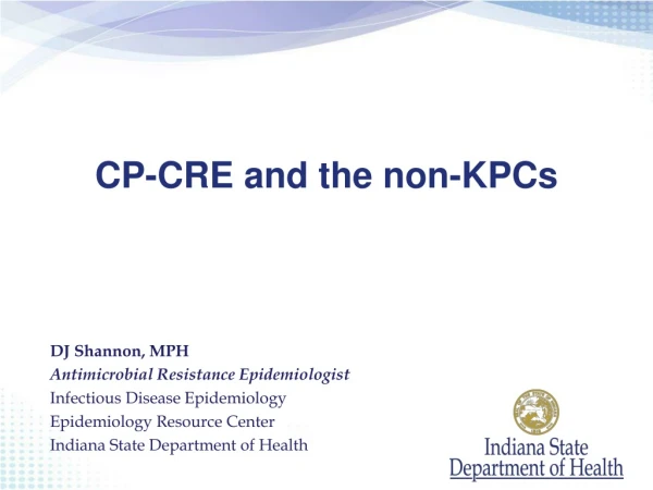 CP-CRE and the non-KPCs