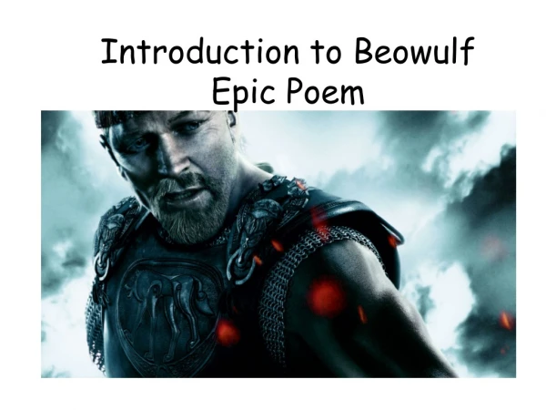 Introduction to Beowulf Epic Poem