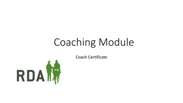 Coaching Module