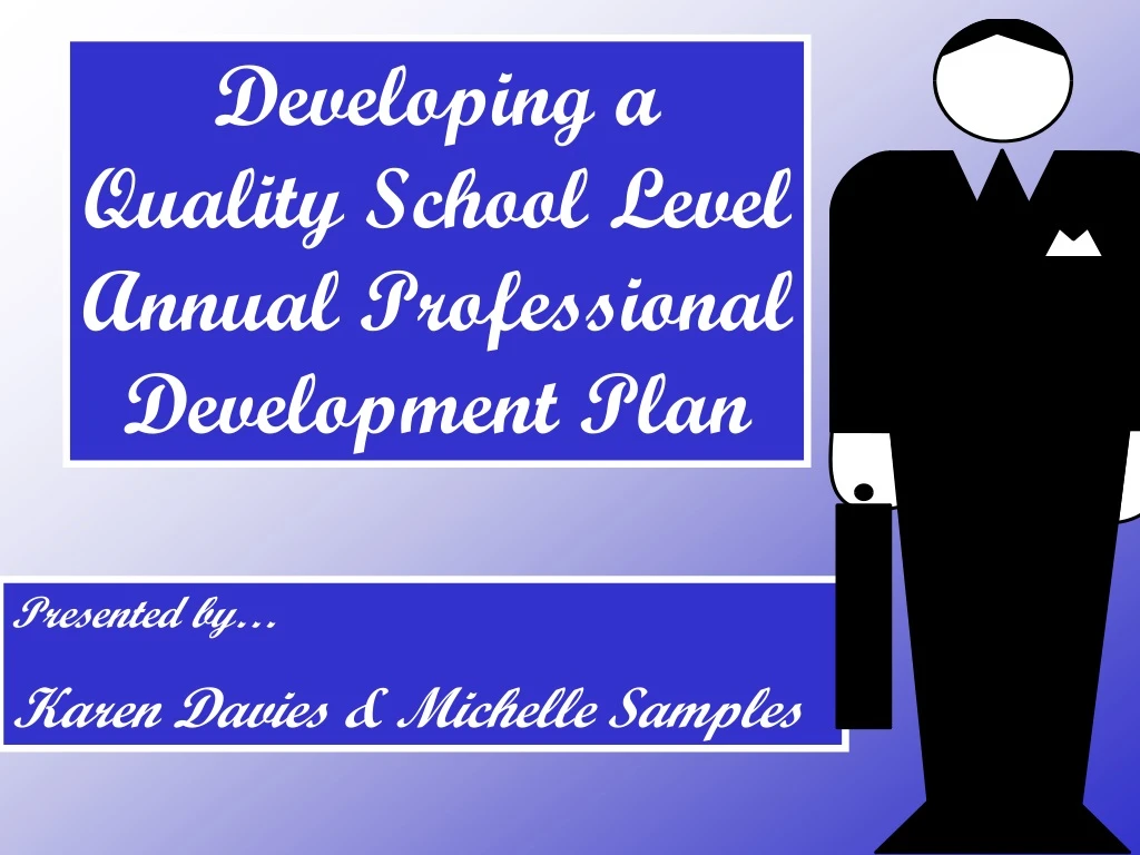 developing a quality school level annual