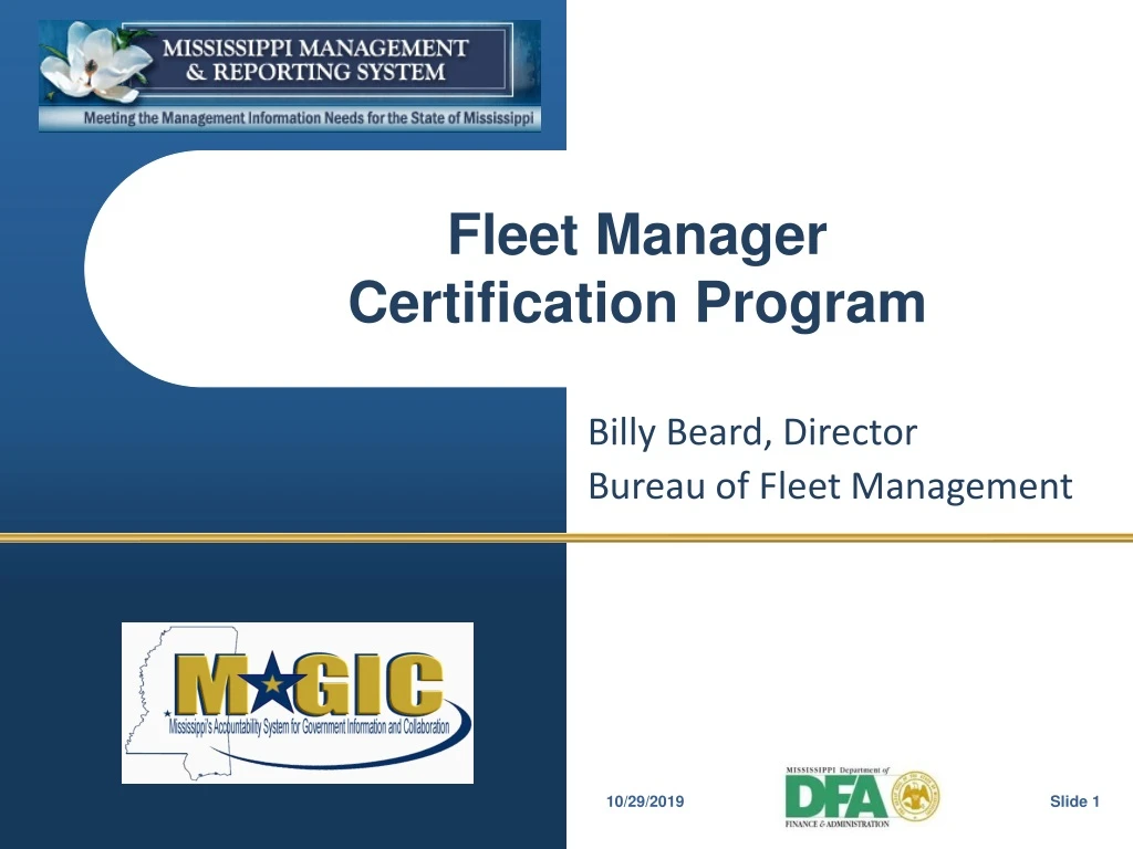 fleet manager certification program