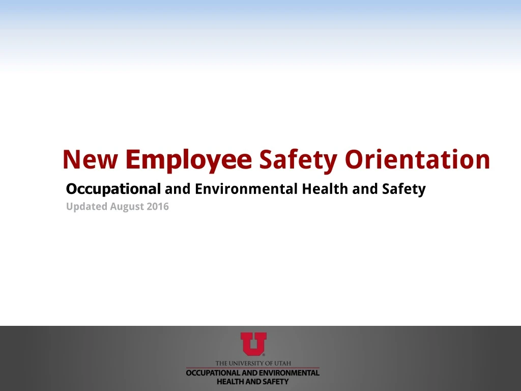 new employee safety orientation