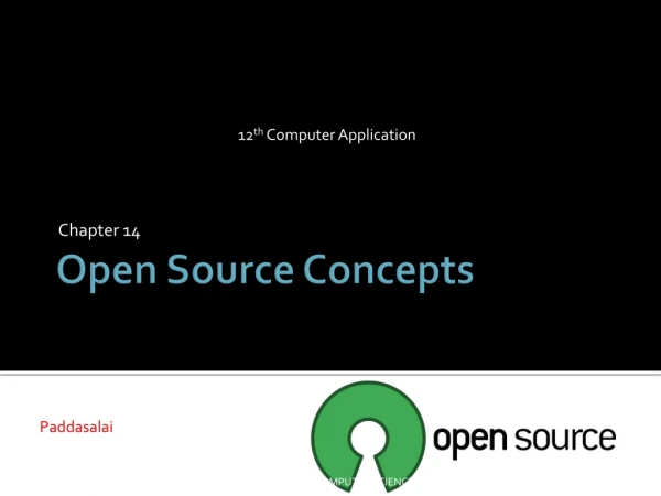 Open Source Concepts