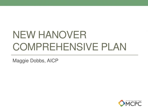 New Hanover Comprehensive Plan