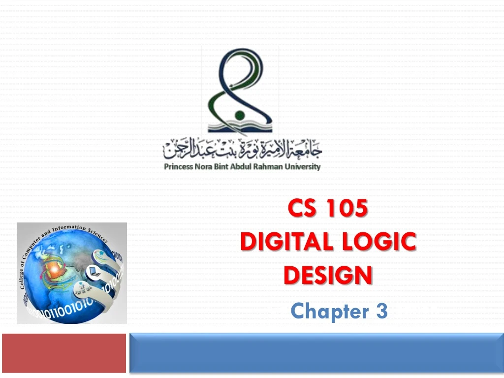 cs 105 digital logic design