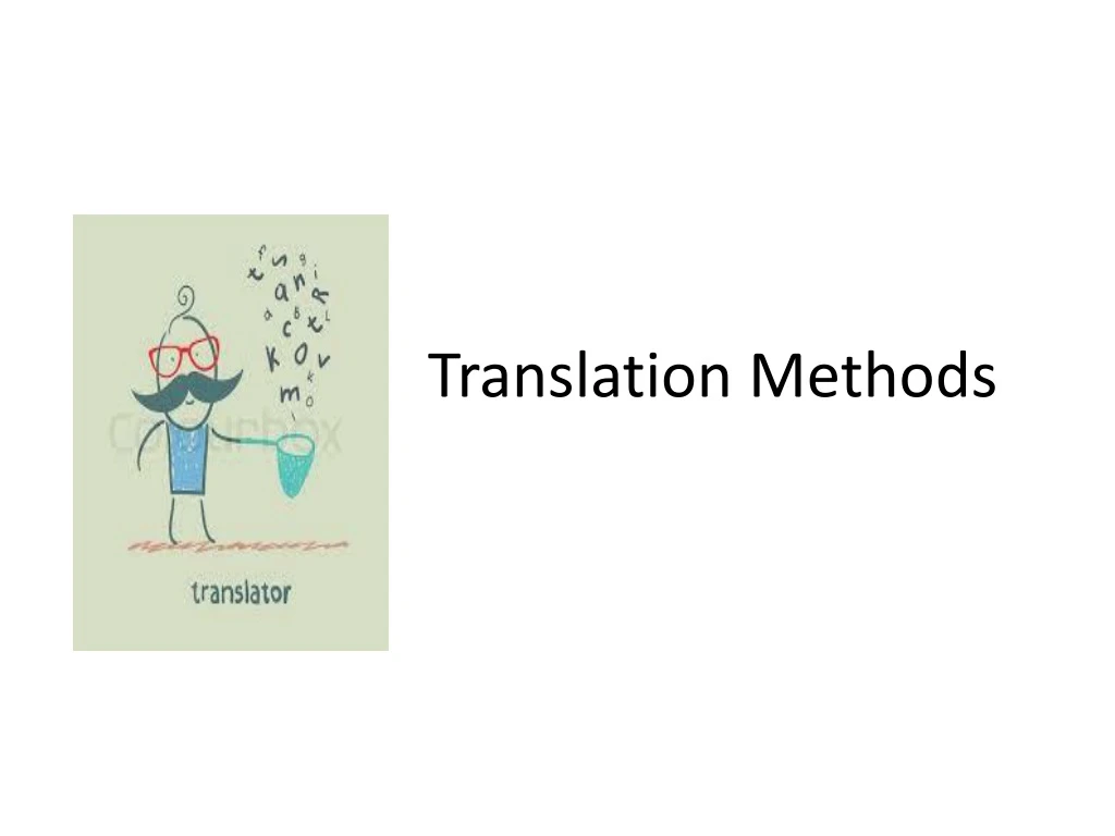 translation methods