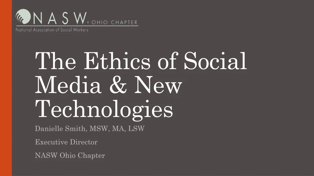 the ethics of social media new technologies