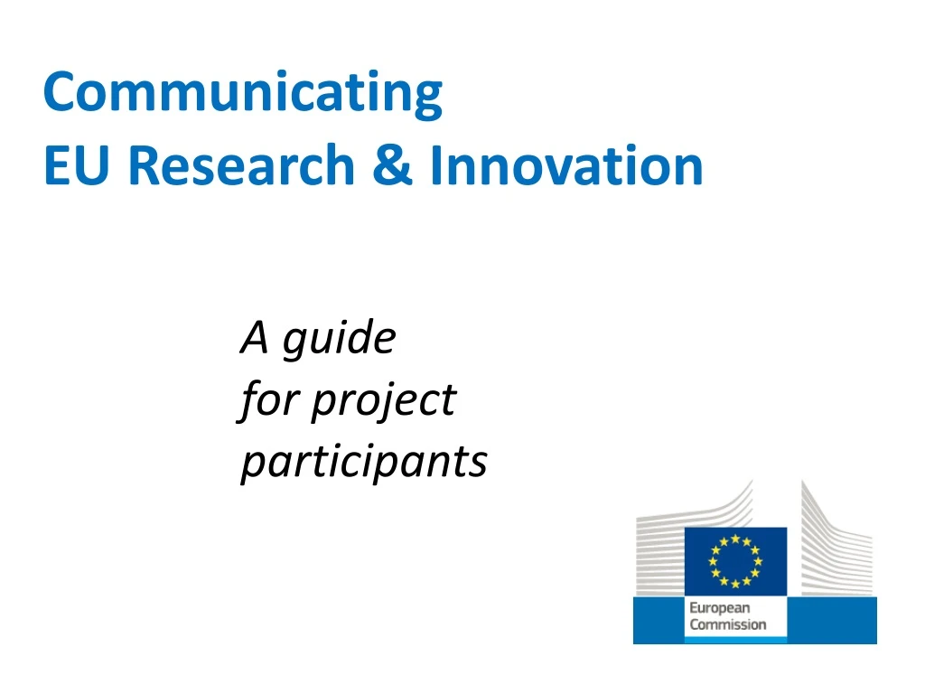 communicating eu research innovation