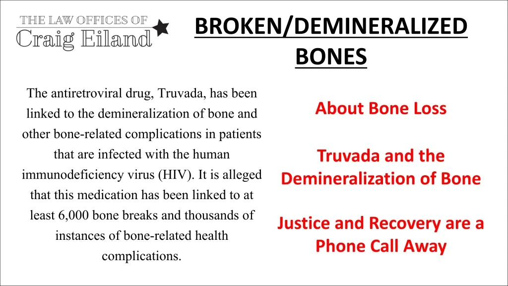 broken demineralized bones