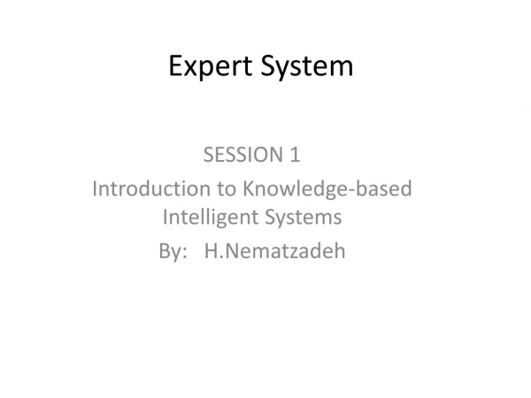 Expert System