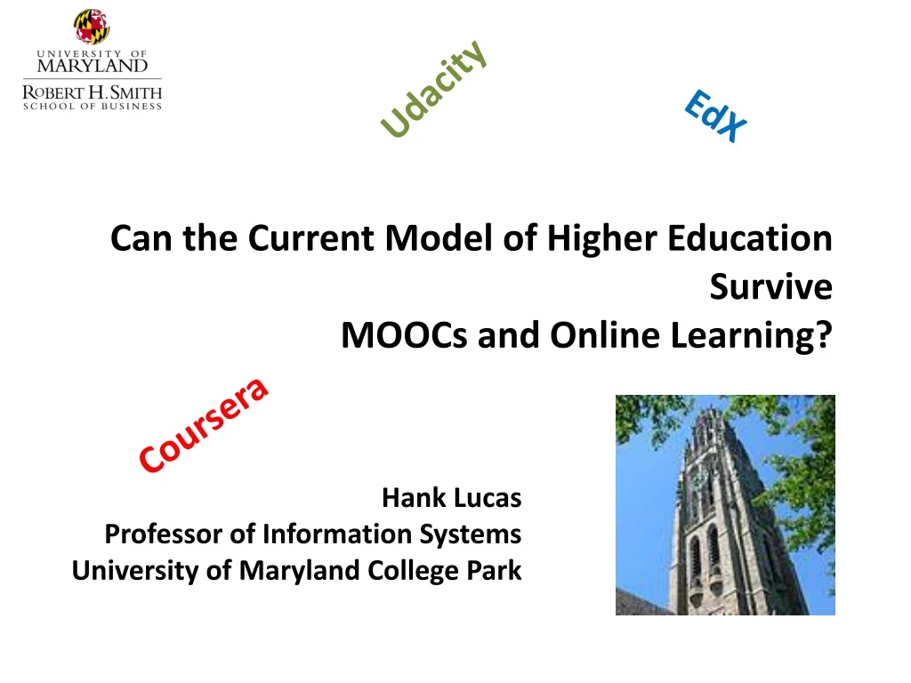 can the current model of higher education survive moocs and online learning