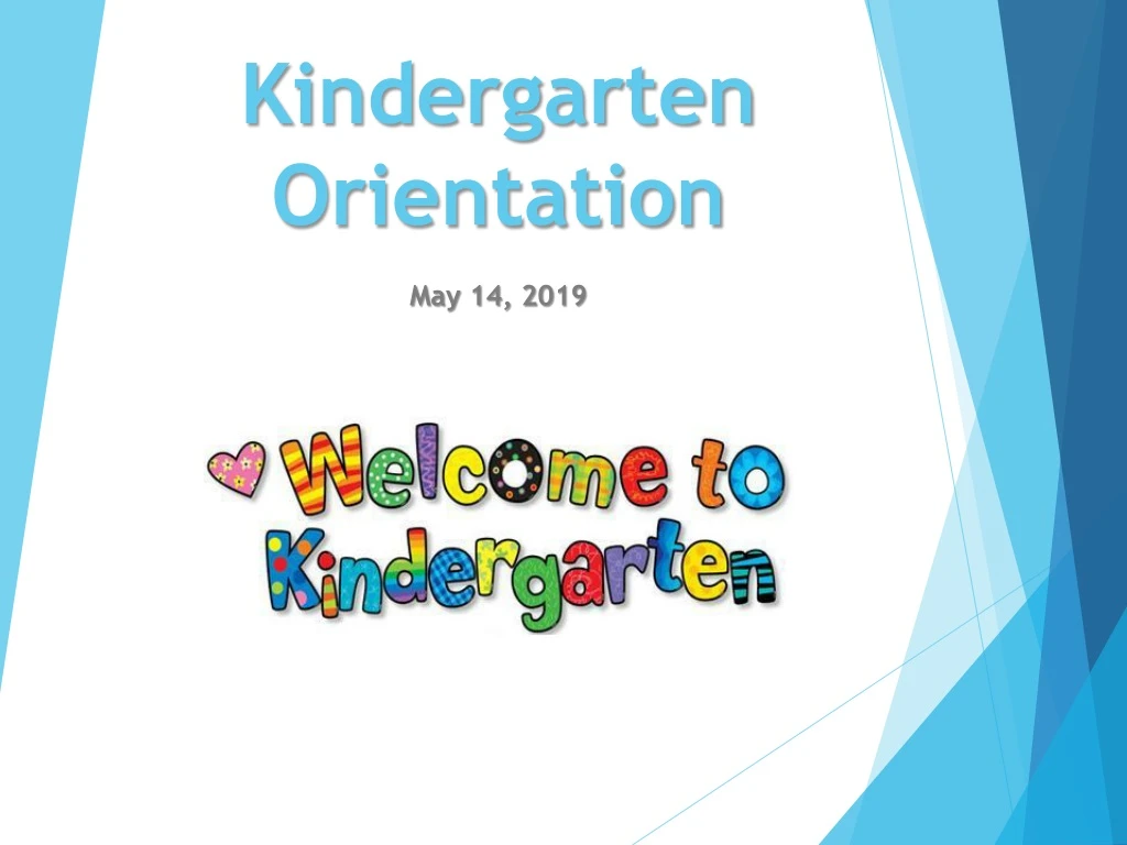 kindergarten orientation