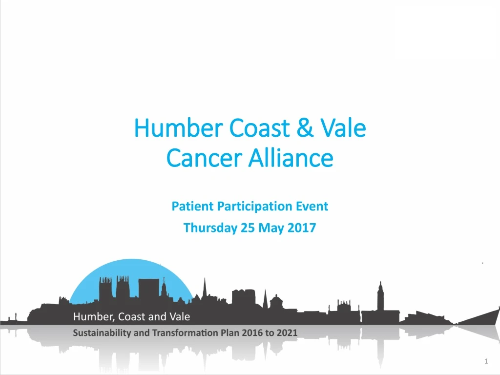 humber coast vale cancer alliance
