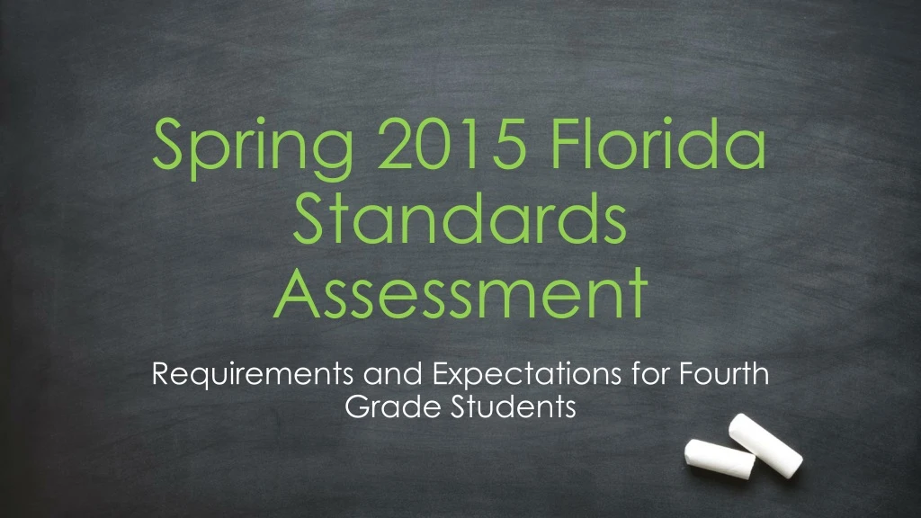 spring 2015 florida standards assessment