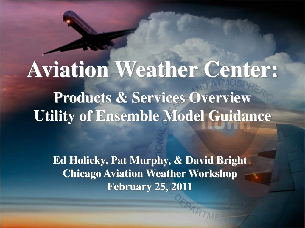 aviation weather center products services