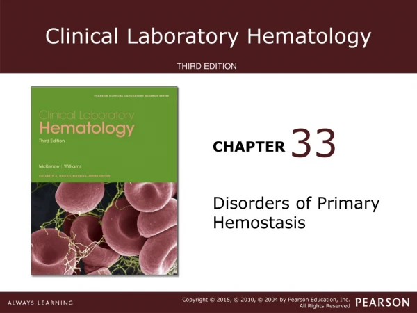 Disorders of Primary Hemostasis