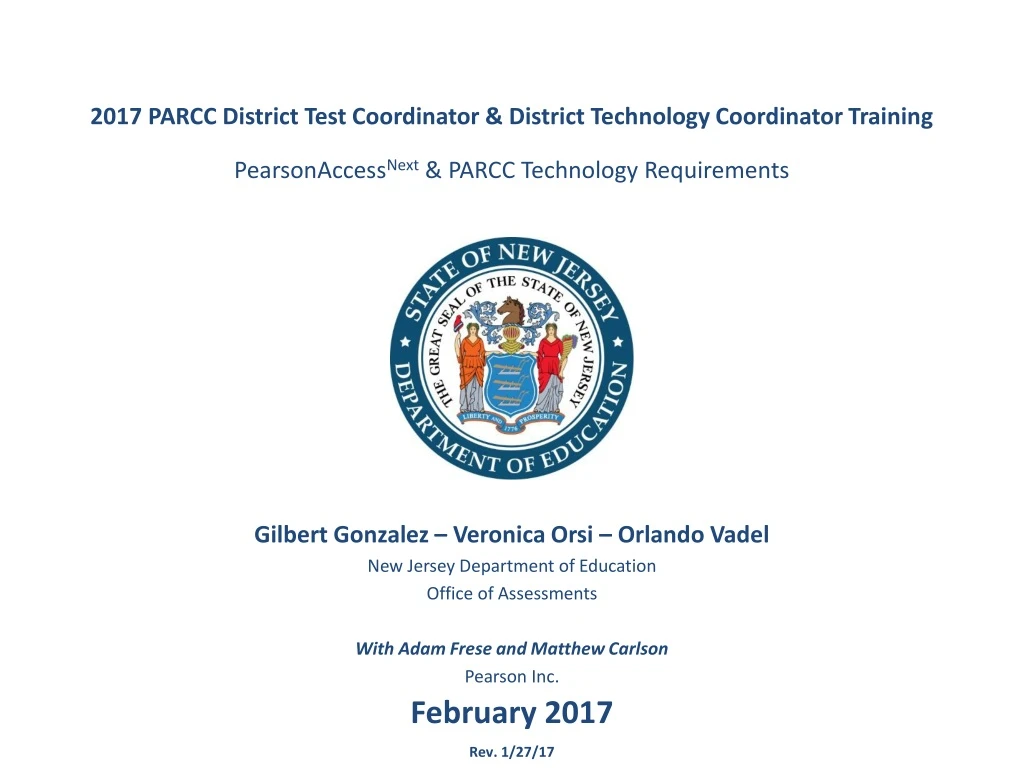 2017 parcc district test coordinator district