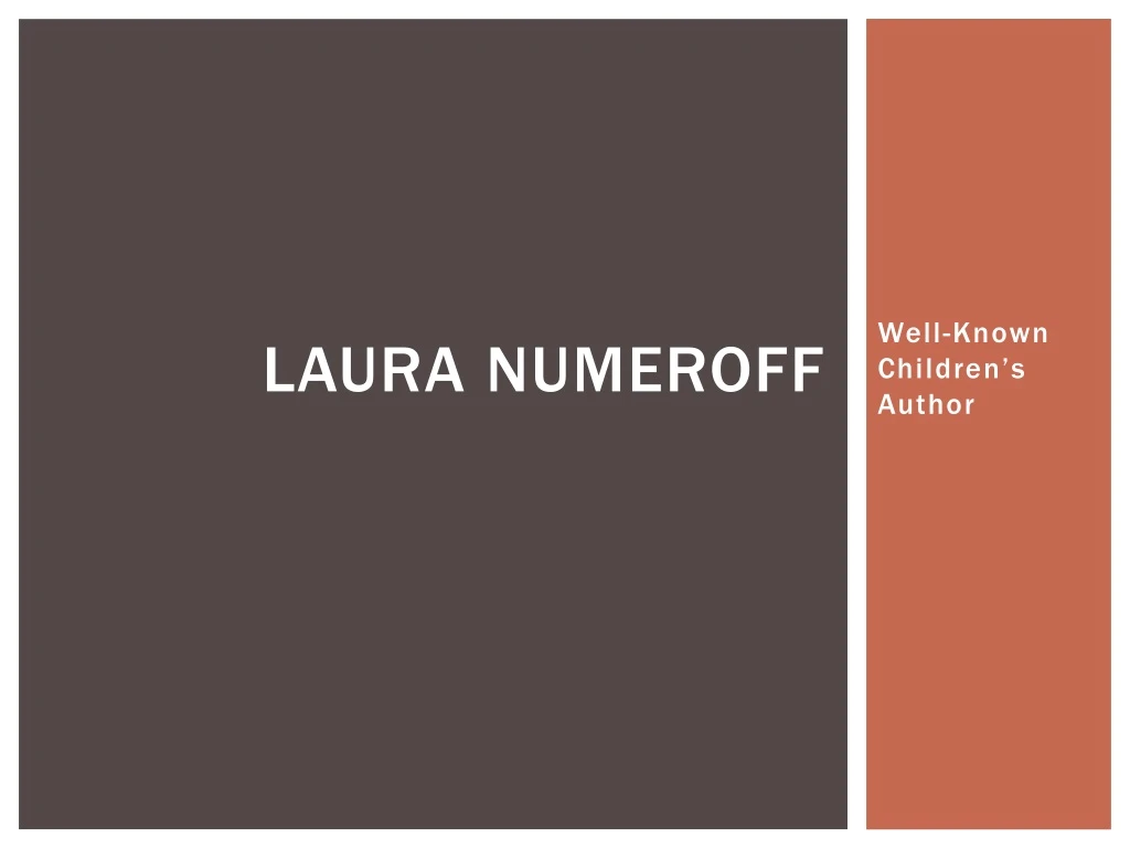 laura numeroff