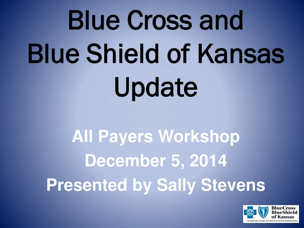blue cross and blue shield of kansas update