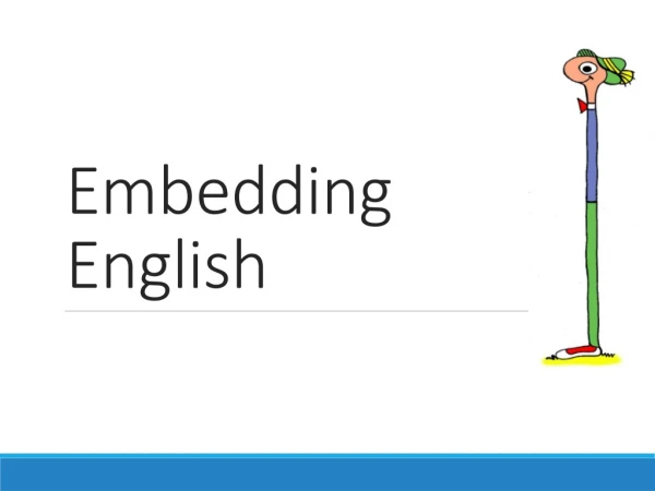 Embedding English