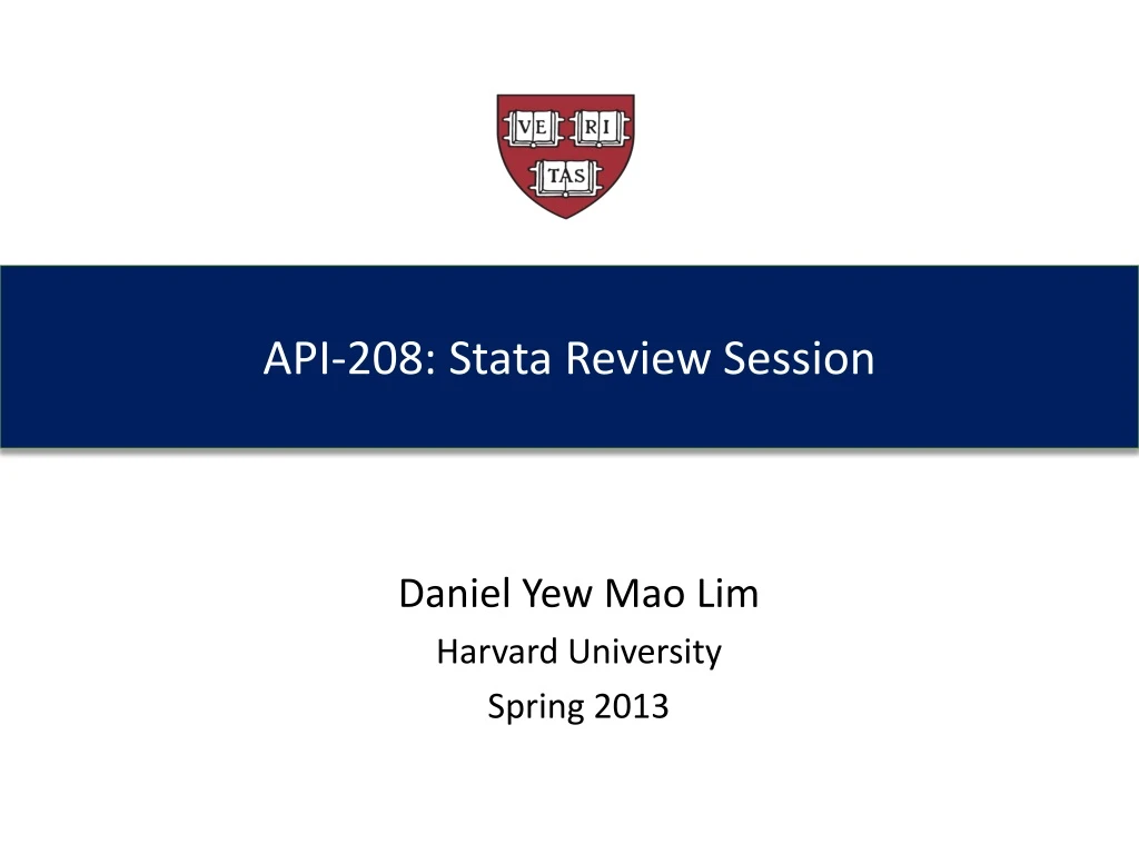 api 208 stata review session