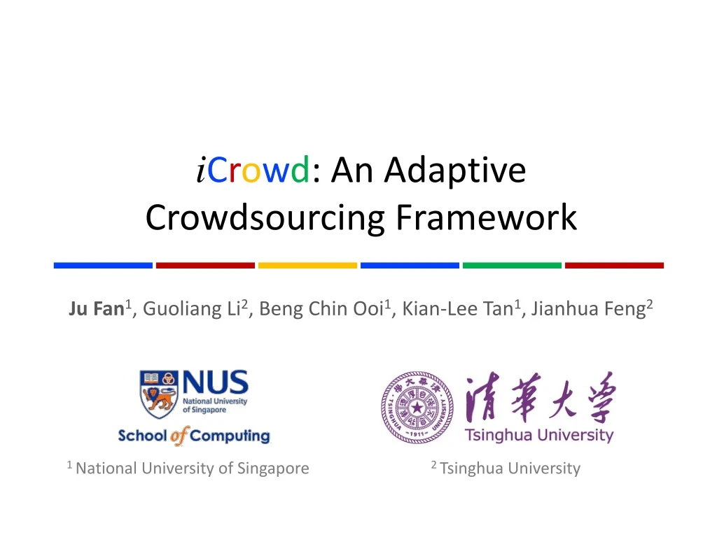 i c r o w d an adaptive crowdsourcing framework