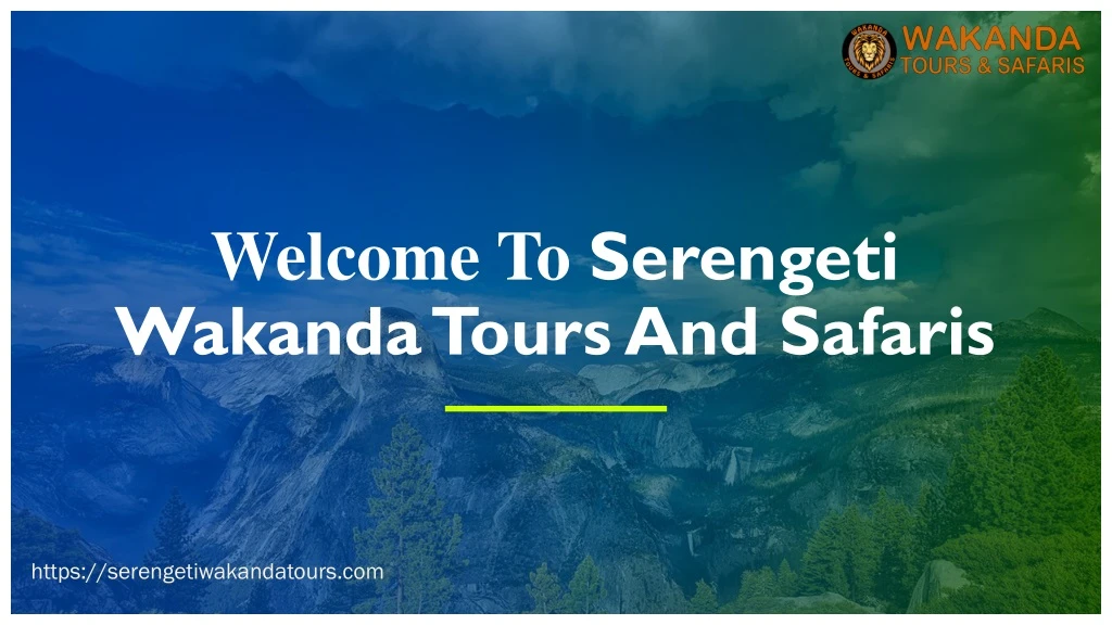 welcome to serengeti wakanda tours and safaris