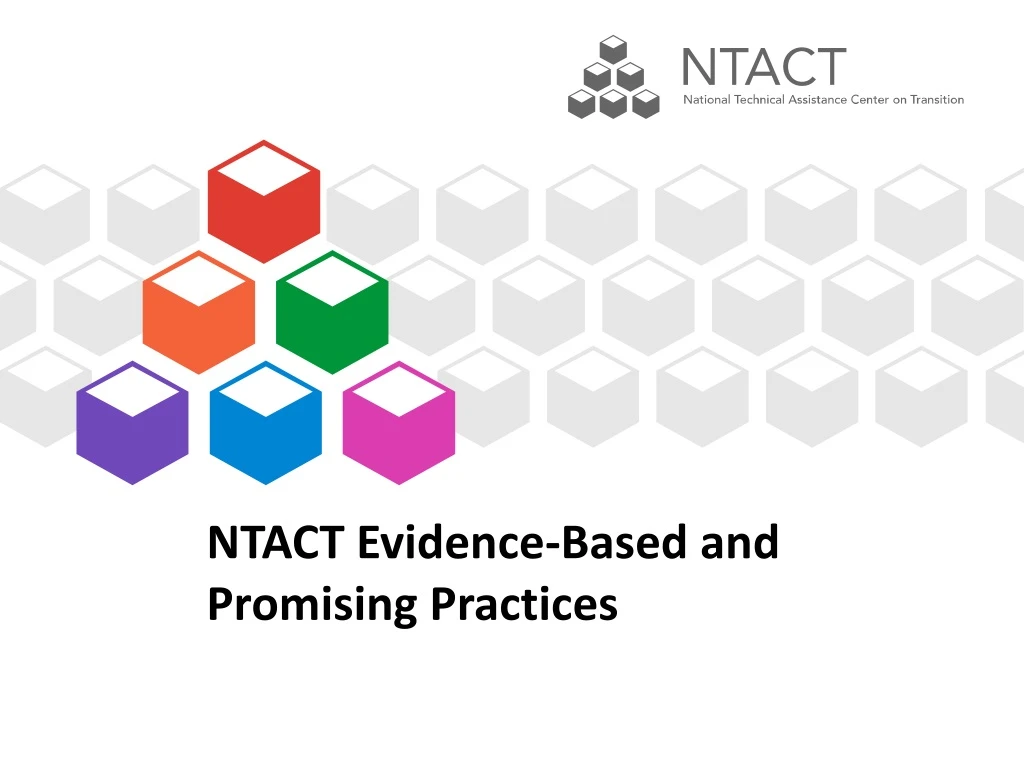 ntact evidence based and promising practices