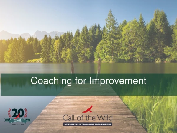 Coaching for Improvement