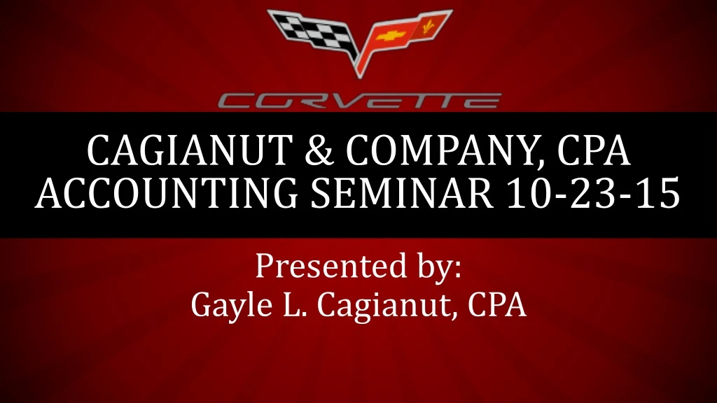 cagianut company cpa accounting seminar 10 23 15