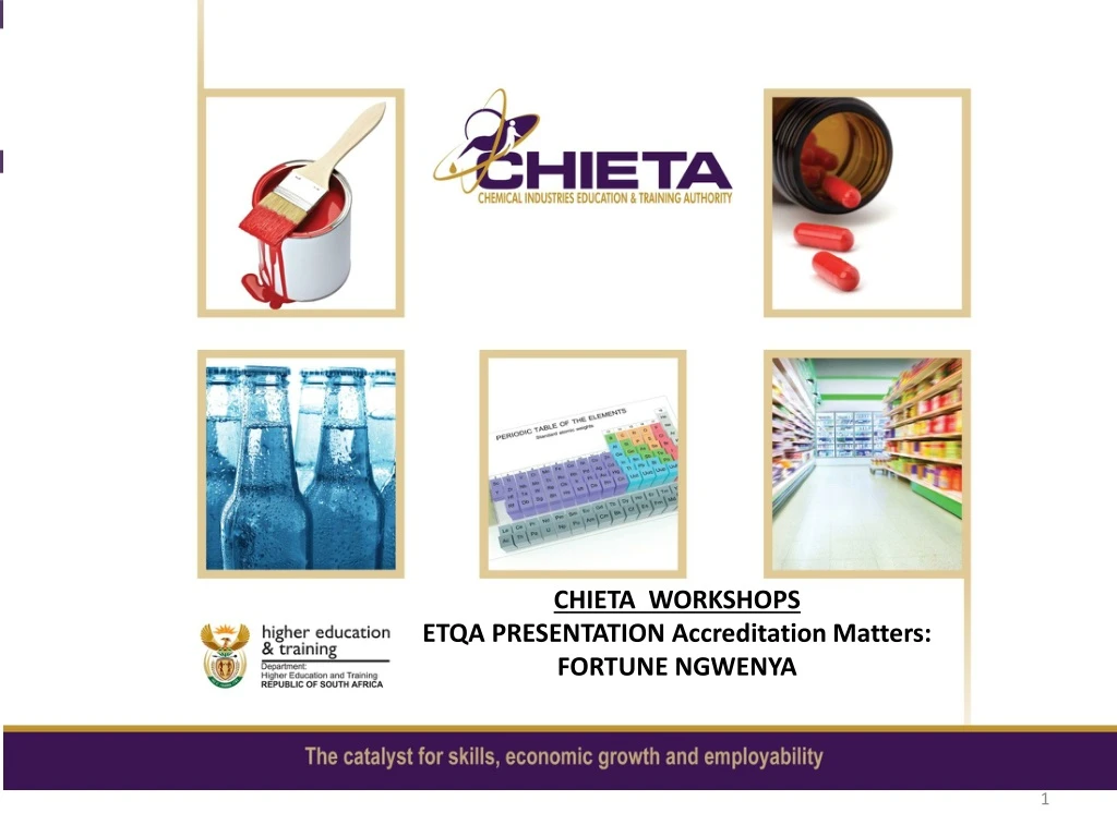 chieta workshops etqa presentation accreditation