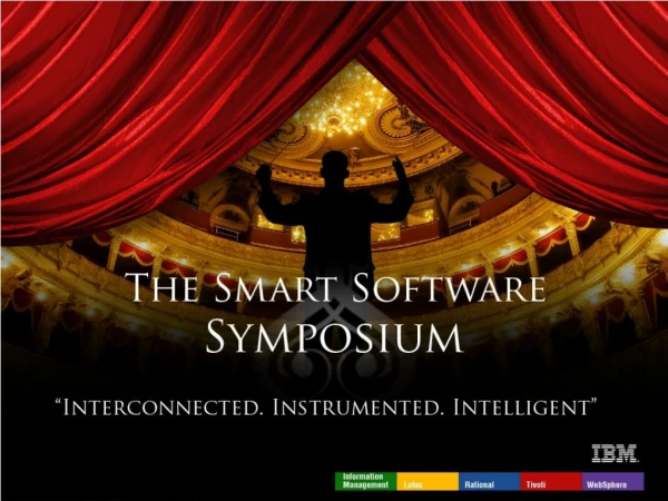 The Smart Software Symposium: Storage Management Solutions