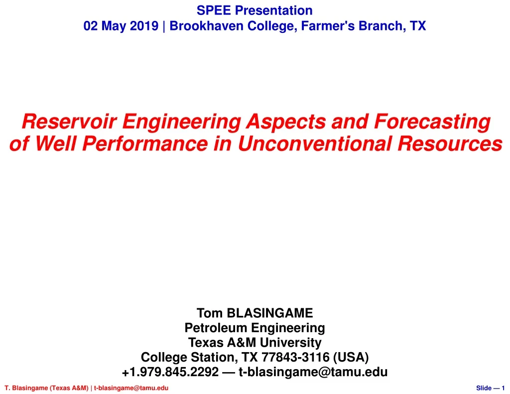 spee presentation 02 may 2019 brookhaven college