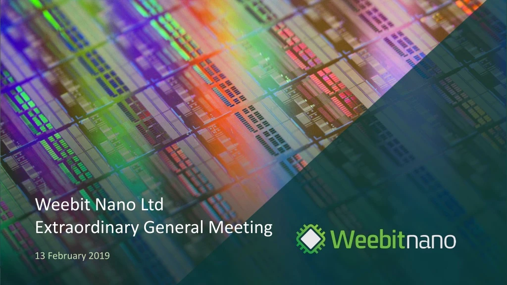 weebit nano ltd extraordinary general meeting