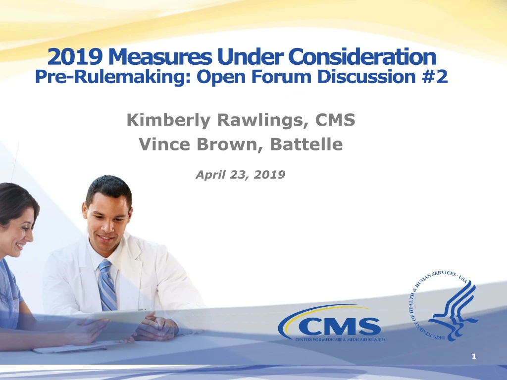 2019 measures under consideration pre rulemaking open forum discussion 2