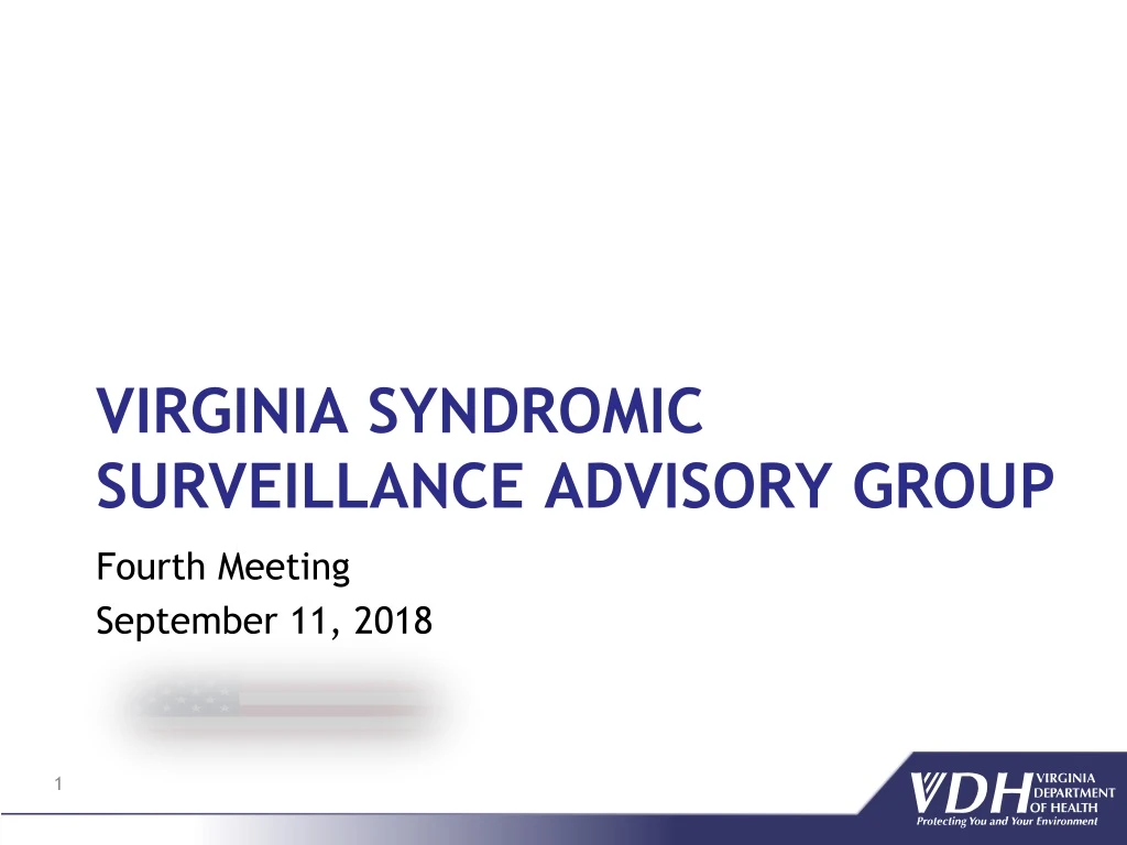 virginia syndromic surveillance advisory group