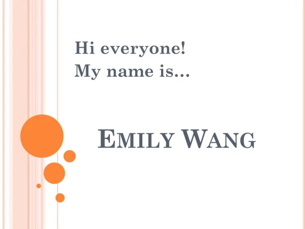 Emily Wang