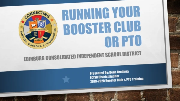 Running Your Booster Club or PTO
