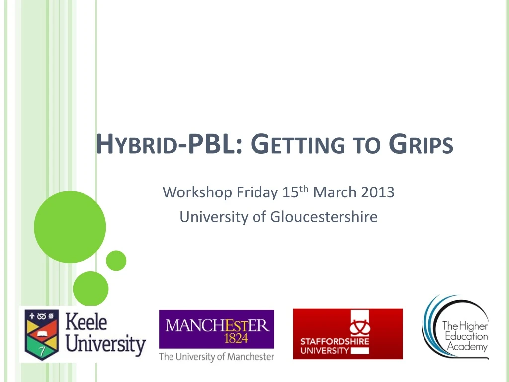 hybrid pbl getting to grips