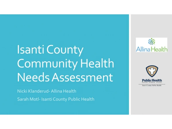 Isanti County Community Health Needs Assessment